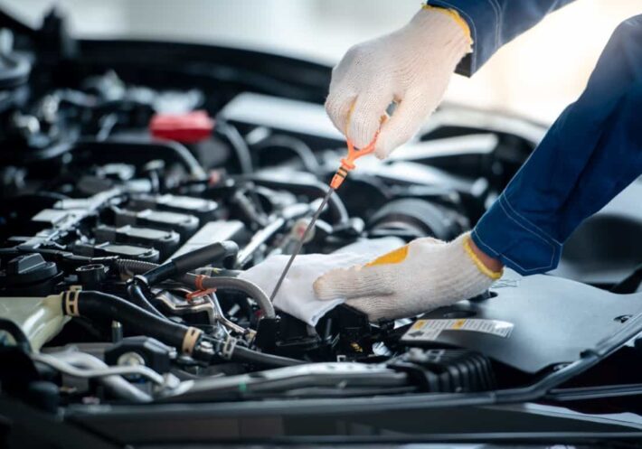 car-mechanic-auto-repair-shop-is-checking-engine-customers-who-use-cars-repair-services-mechanic-will-work-garage
